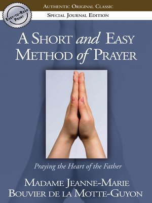 cover image of A Short and Easy Method of Prayer